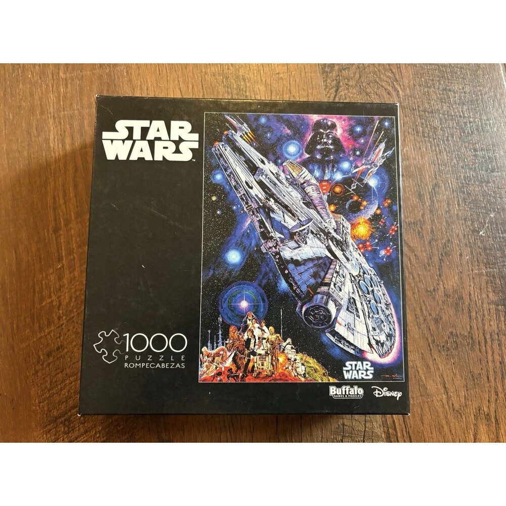 Star Wars Millennium Falcon In Space 1000 Pc Puzzle by Buffalo Disney
